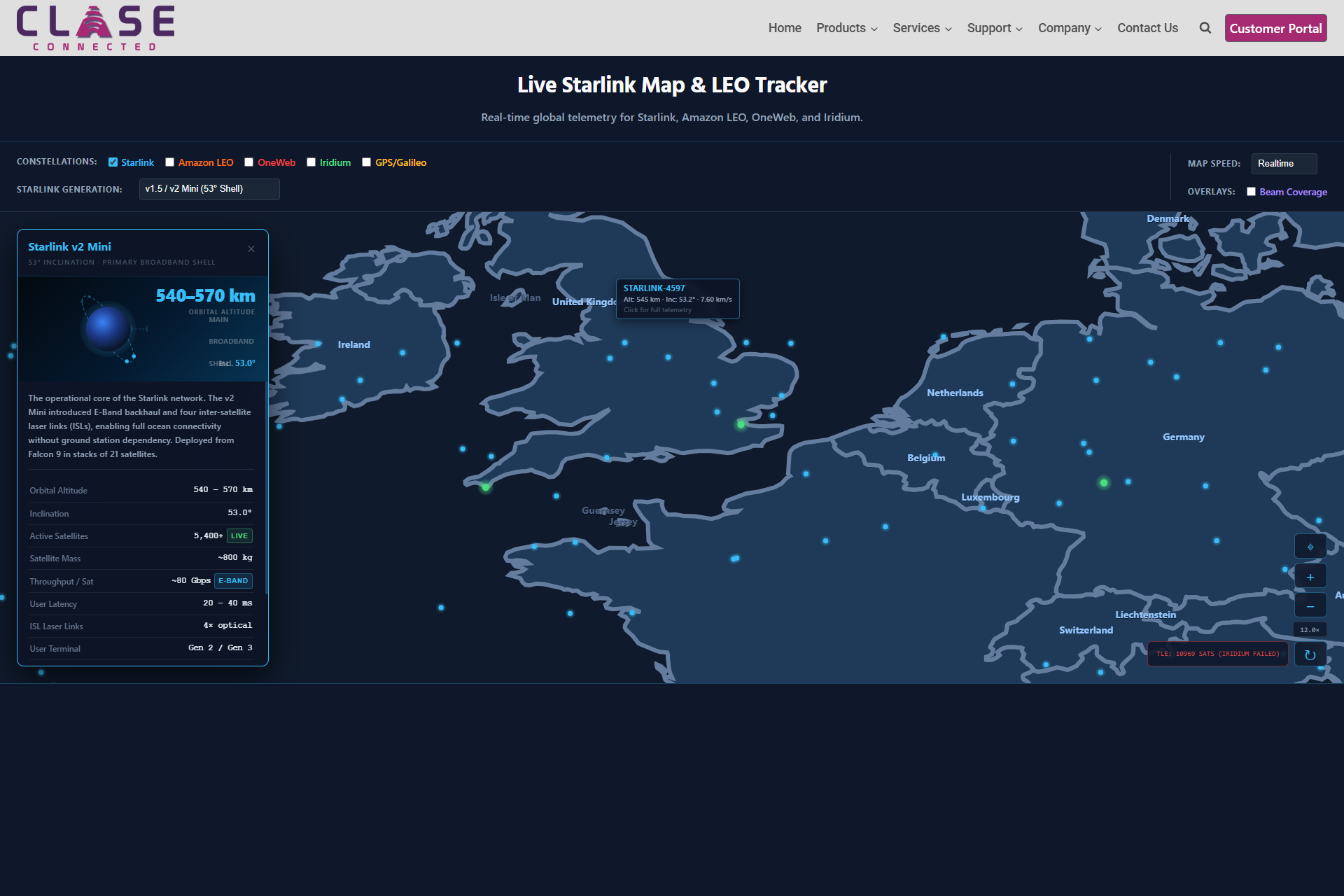 clase_connected_starlink_map clase connected live starlink map